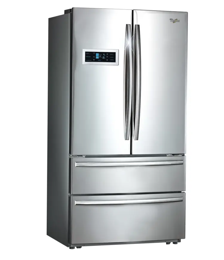Closed Silver Refrigerator