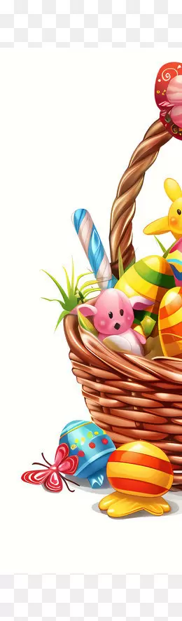 Colorful Easter Basket
