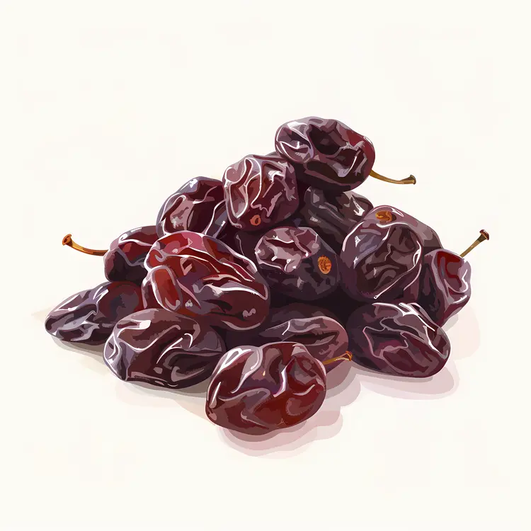Heap of Dried Brown Dates