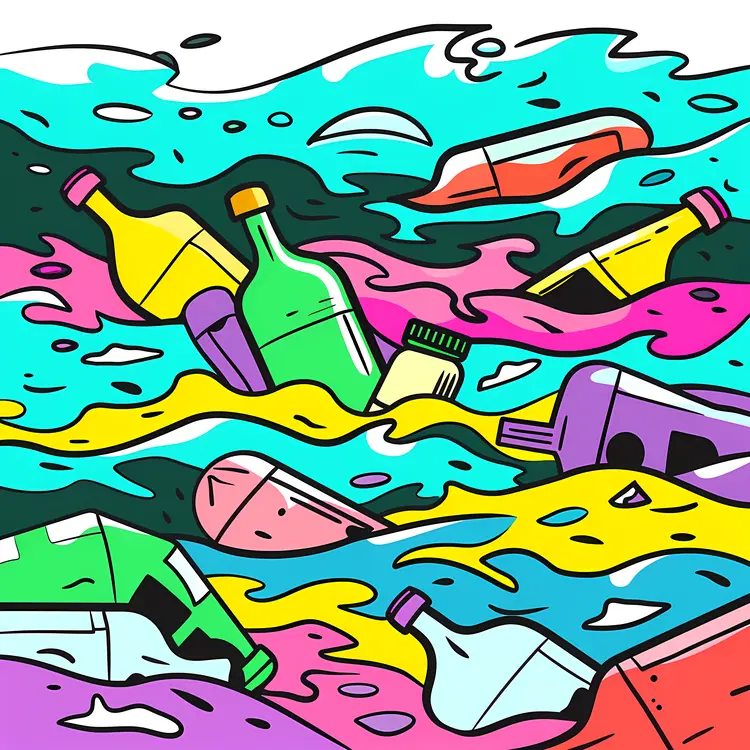 Plastic Bottles Polluting the Ocean