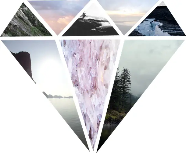 Beautiful Diamond with Nature Scenes
