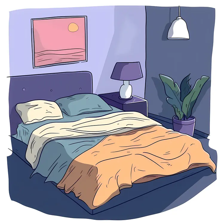 Cozy Bedroom with Soft Lighting