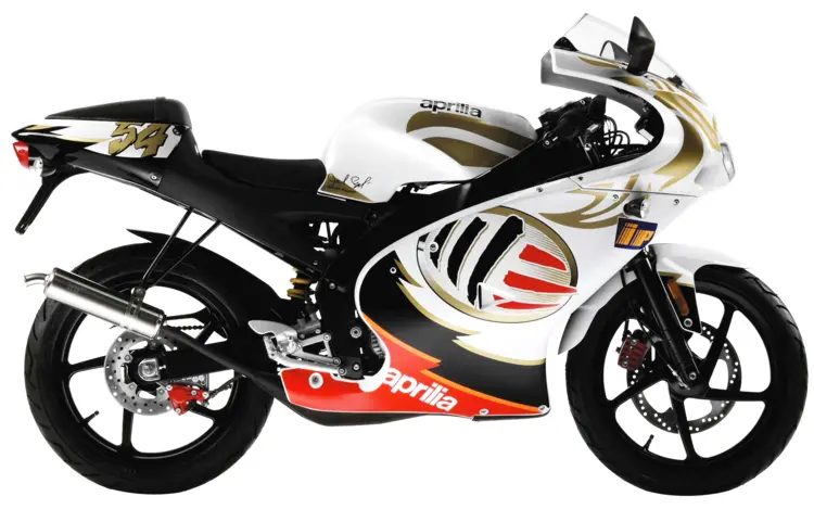 White and Black Motorcycle for Adventure