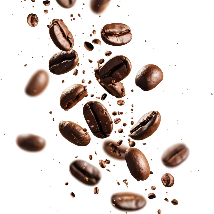 Brown Roasted Coffee Beans