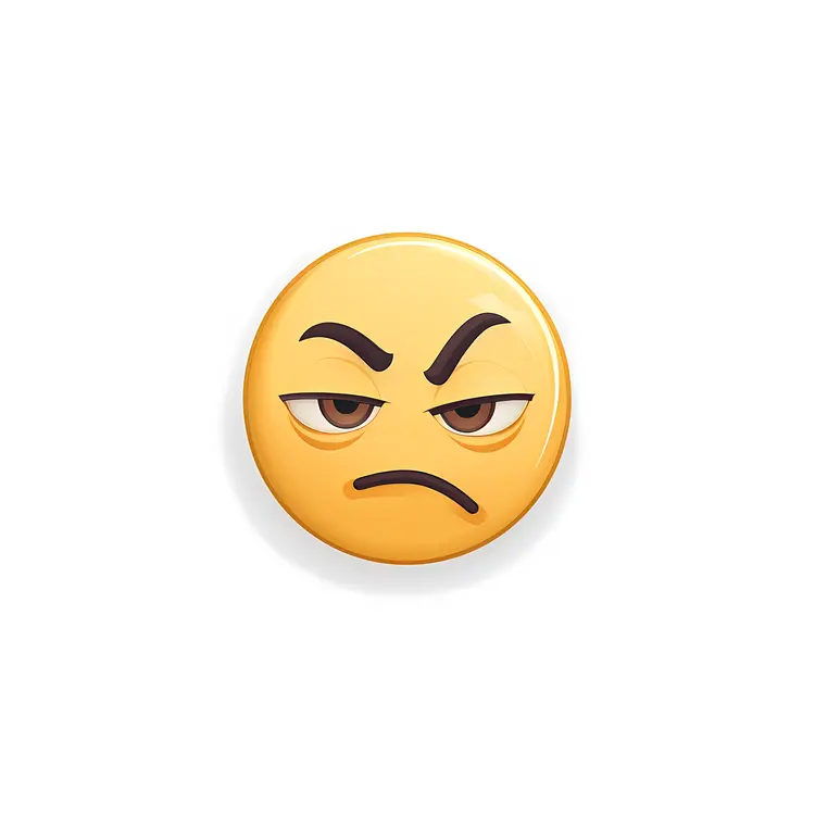 Angry Emoji Face Expression