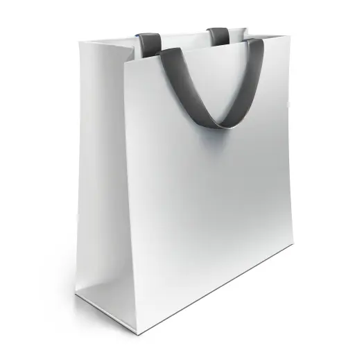 White Shopping Bag for Retail
