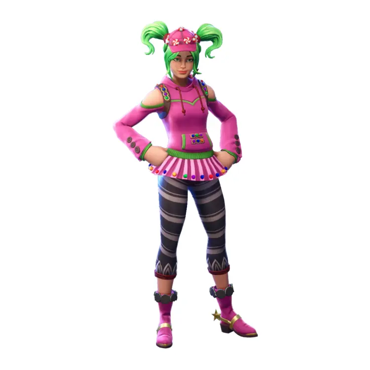 Colorful Character in Vibrant Outfit