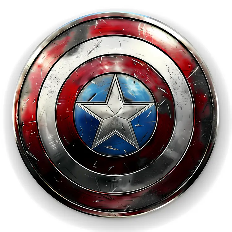 Iconic Captain America Shield