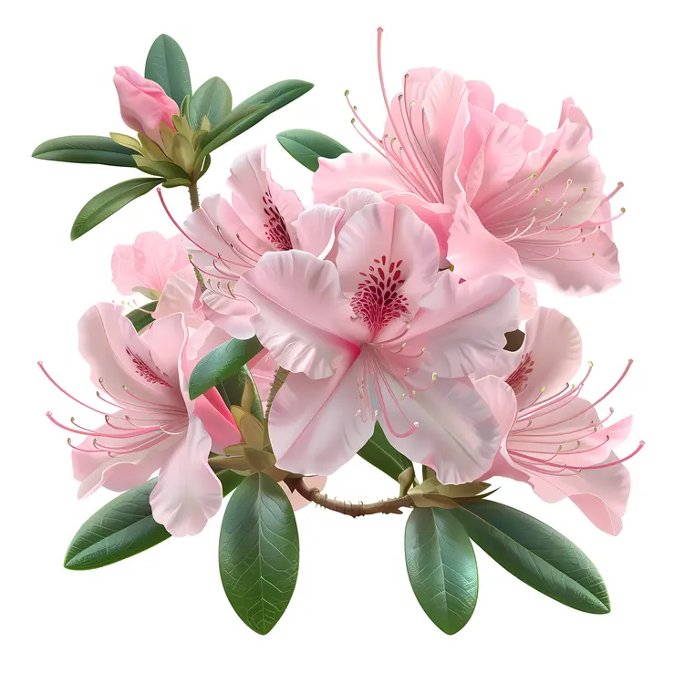Pink Flowers in Full Bloom