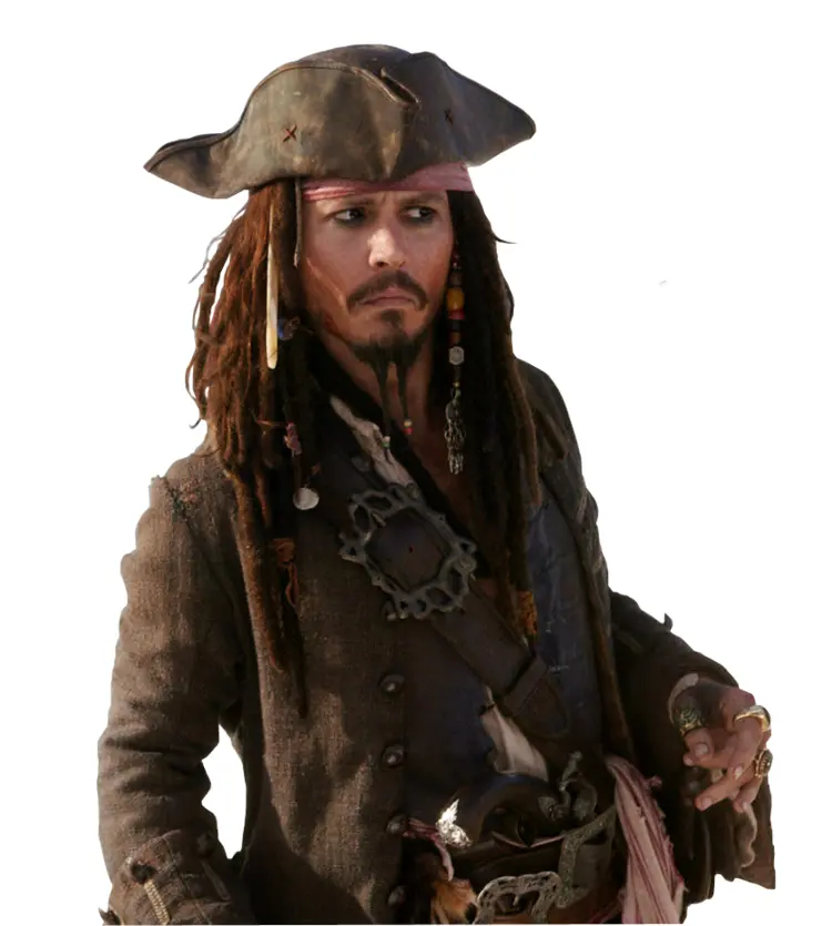 Pirate Costume with Hat and Beads