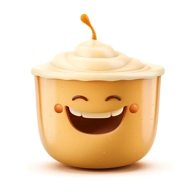 Smiling Yellow Cup Cartoon