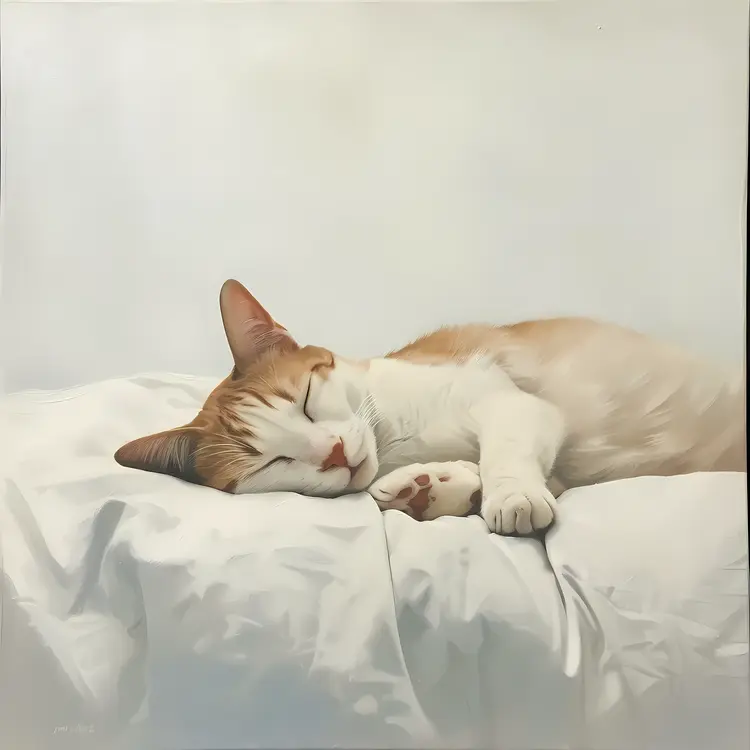 Cat Sleeping Peacefully
