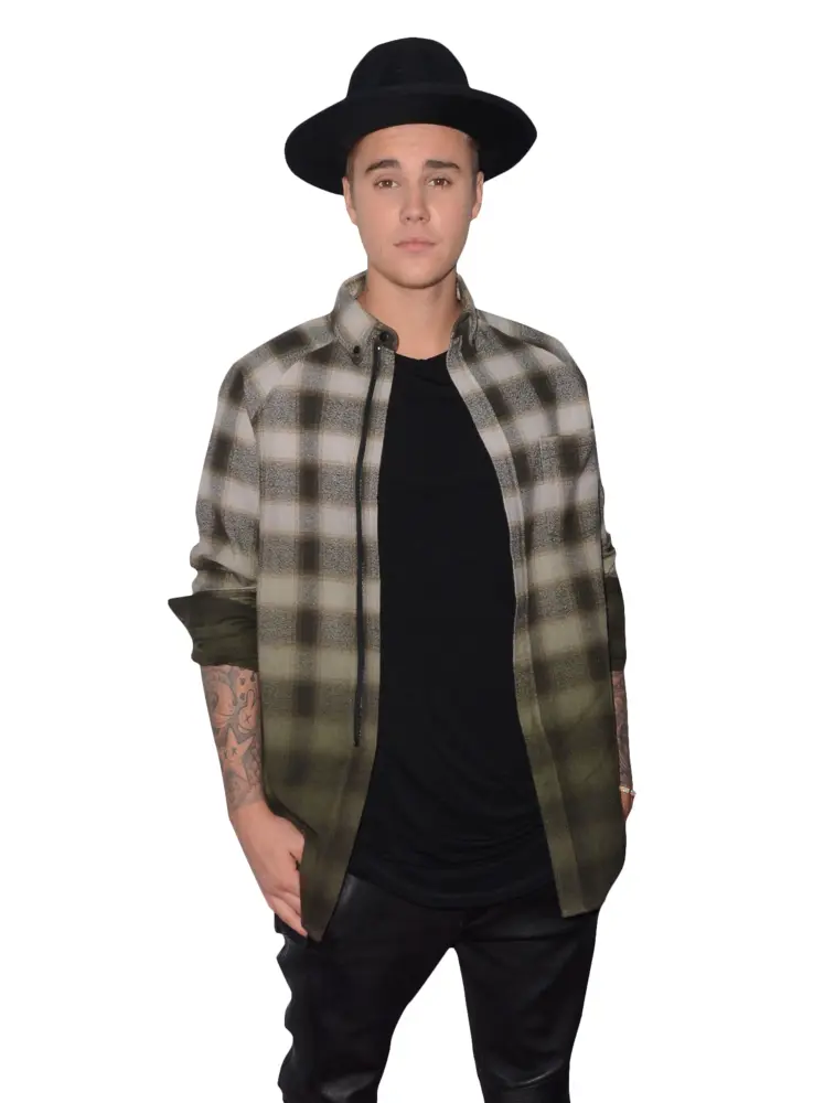 Person in Plaid Shirt and Hat
