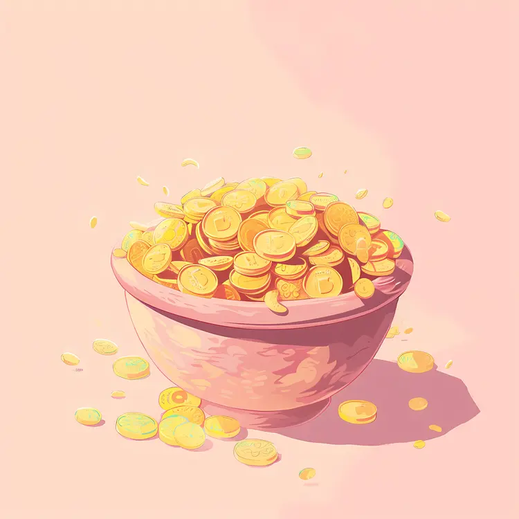 Bowl of Gold Coins