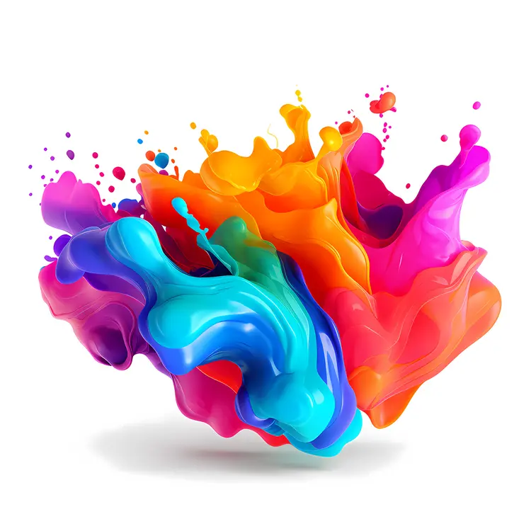 Creative Colorful Paint Splash