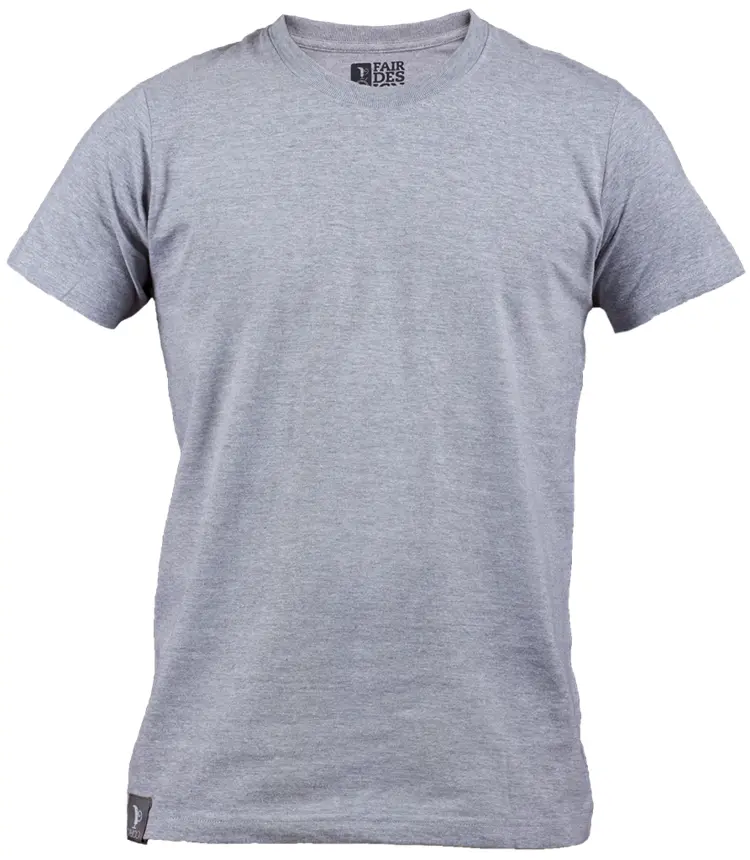 Gray T-shirt with Small Logo