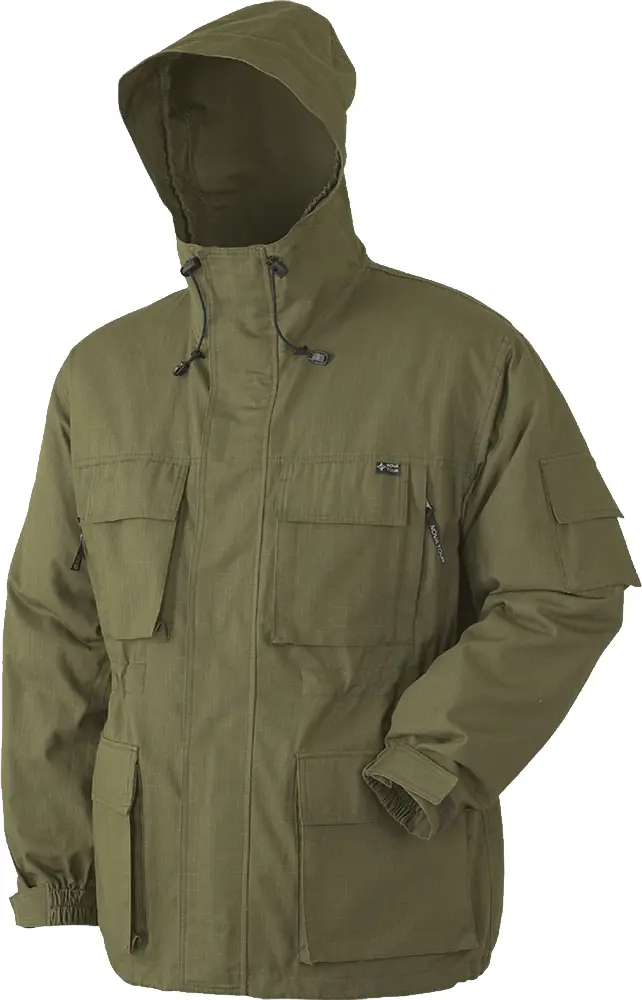 Green Hooded Jacket for Outdoor Adventures