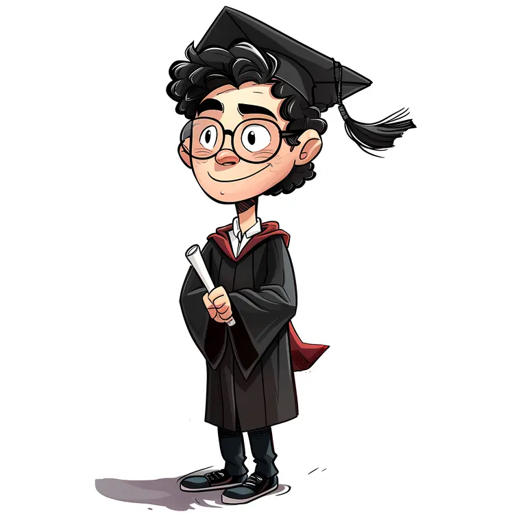 Graduate Character with Diploma