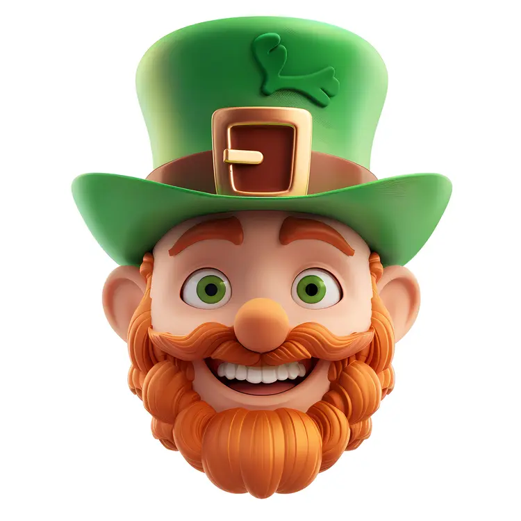 Leprechaun Head Cartoon