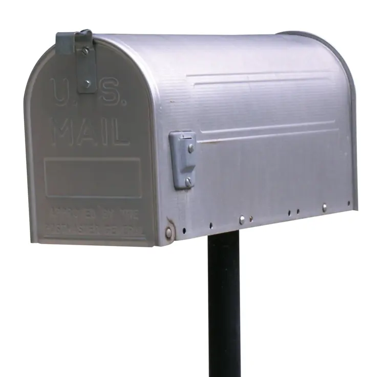 Classic Silver Mailbox