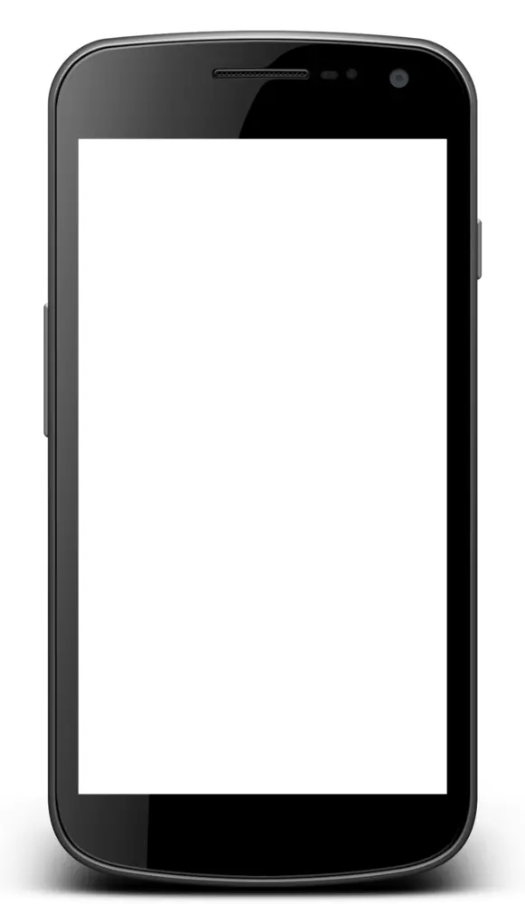 Black Smartphone with Blank Screen