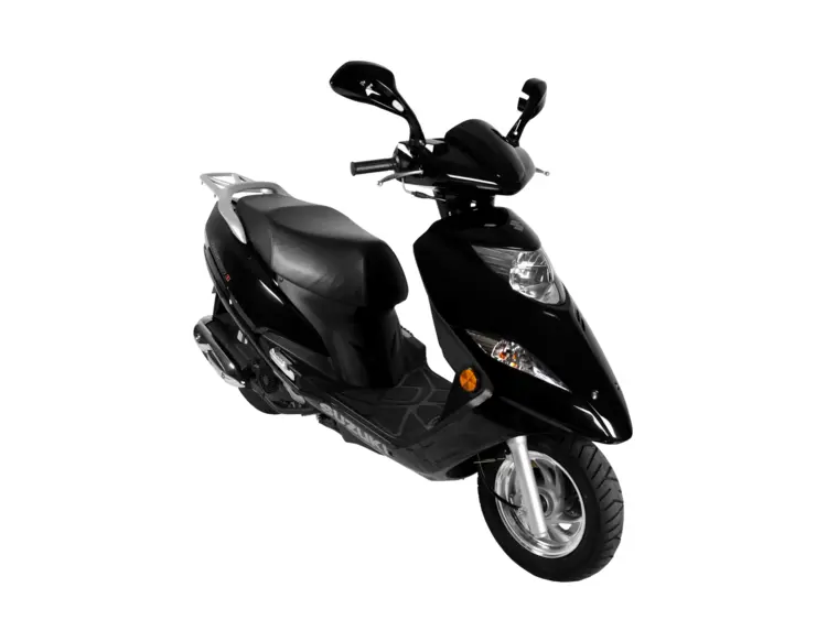 Black Scooter for Urban Commuting