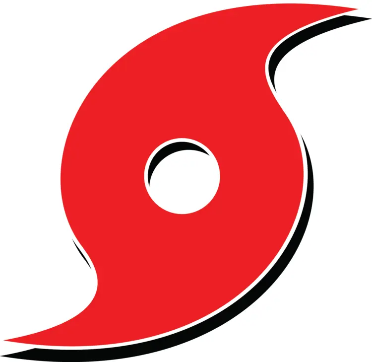 Red Hurricane Symbol