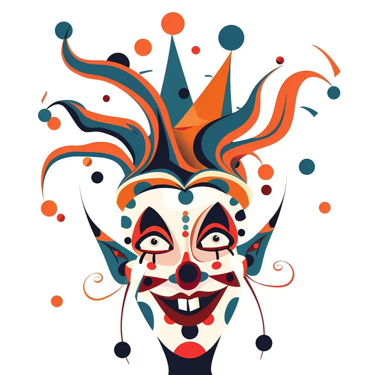 Entertaining Jester Clown