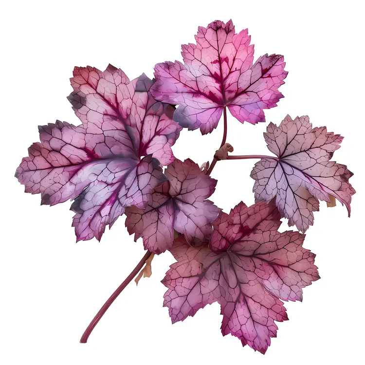 Purple Leaves in Autumn