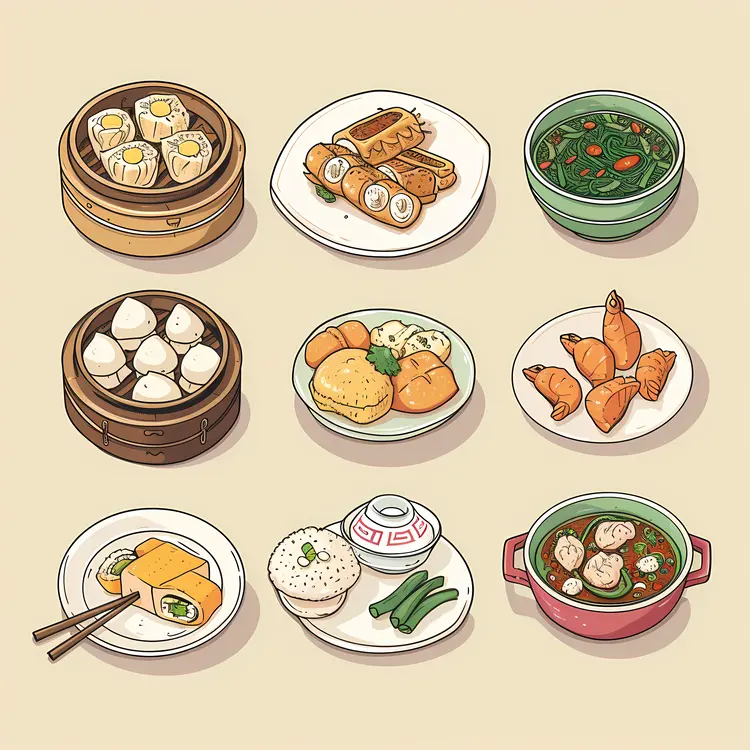 Assorted Dim Sum Selection