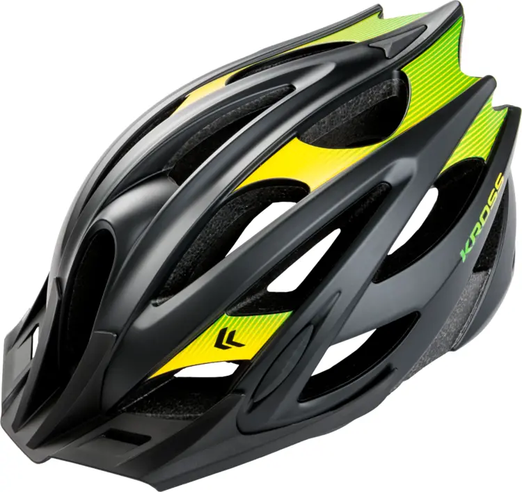 Black and Yellow Cycling Helmet
