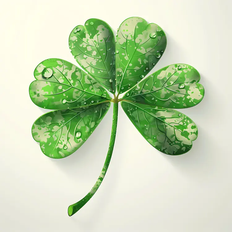 Watercolor Clover Art