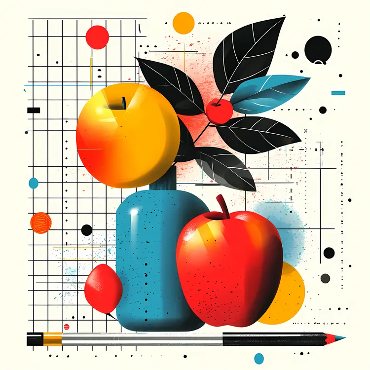 Abstract Fruit Art