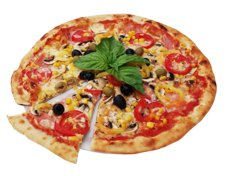 Delicious Pizza with Toppings
