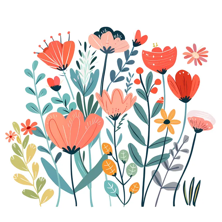 Stylized Floral Design