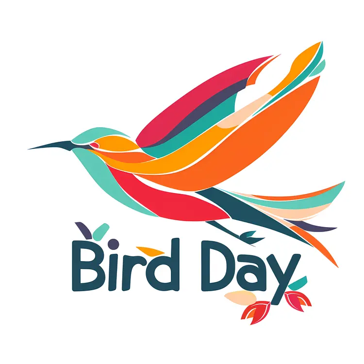Colorful Bird for Bird Day