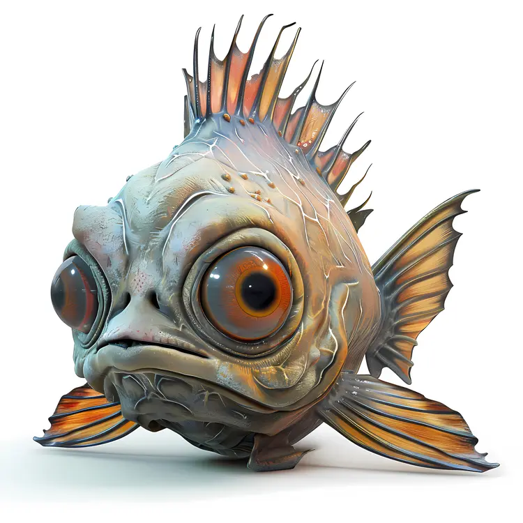 Fantasy Fish with Large Eyes