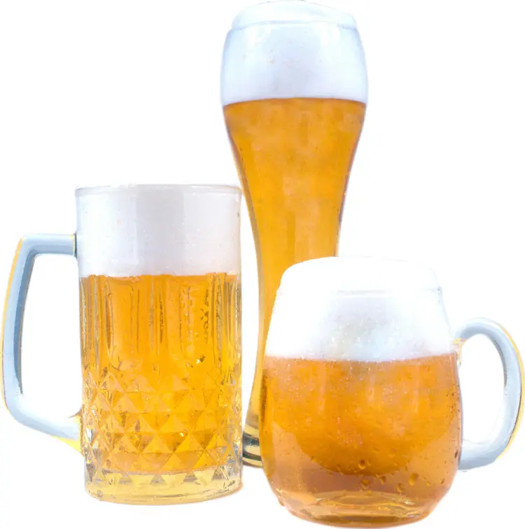 Assorted Beer Mugs with Foam
