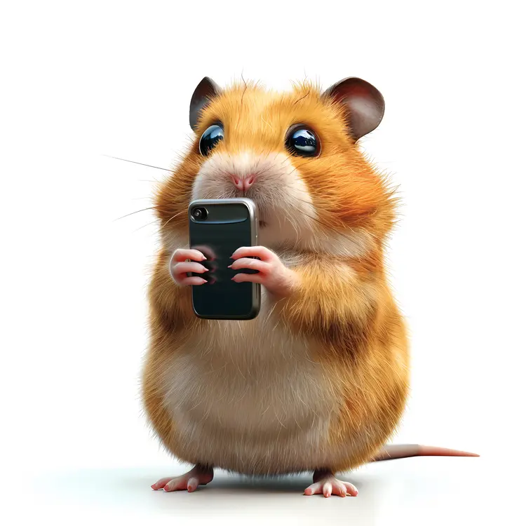 Hamster Taking a Selfie