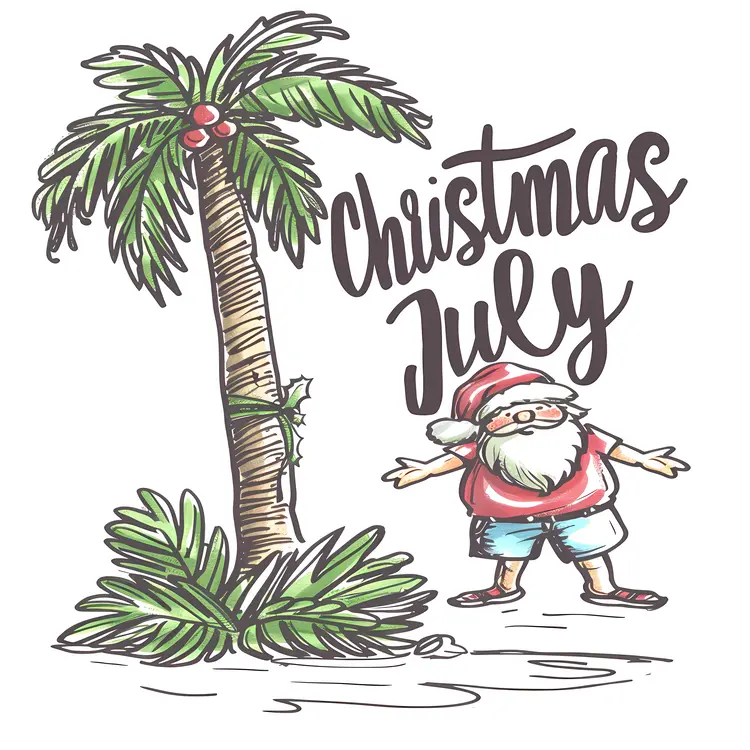 Christmas in July with Santa