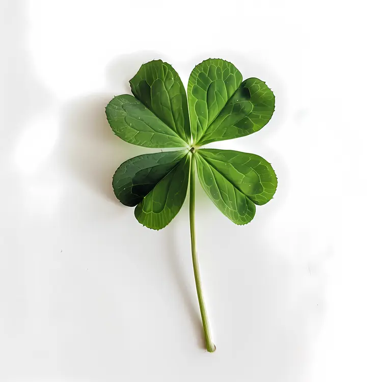Single Four-leaf Clover