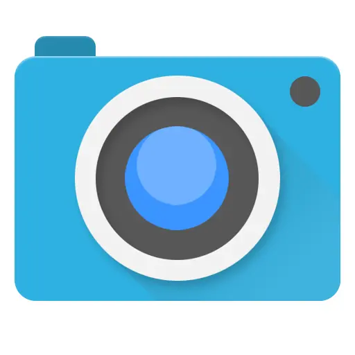 Blue Camera App Icon