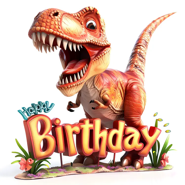 Red Dinosaur Birthday Celebration