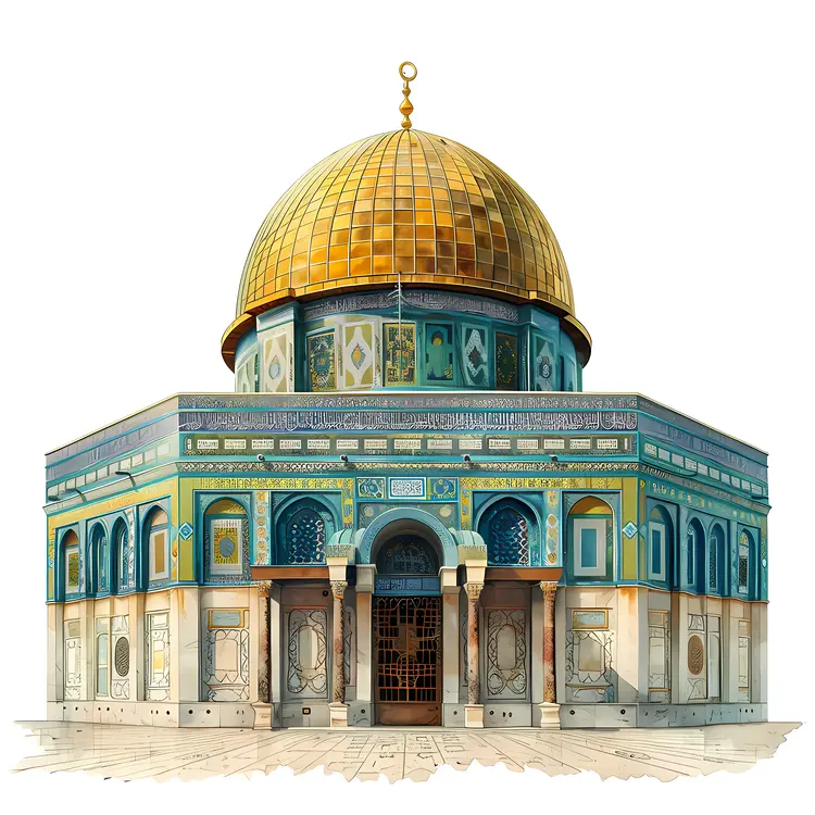 Dome of the Rock Illustration