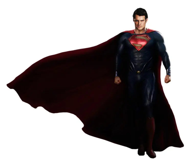 Superhero in Red Cape