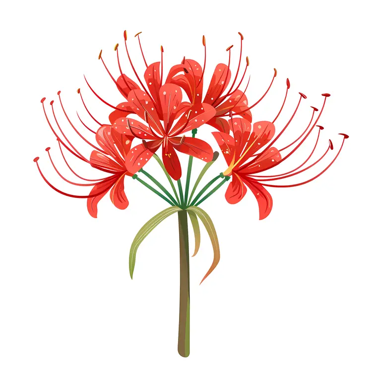 Red Spider Lily Illustration