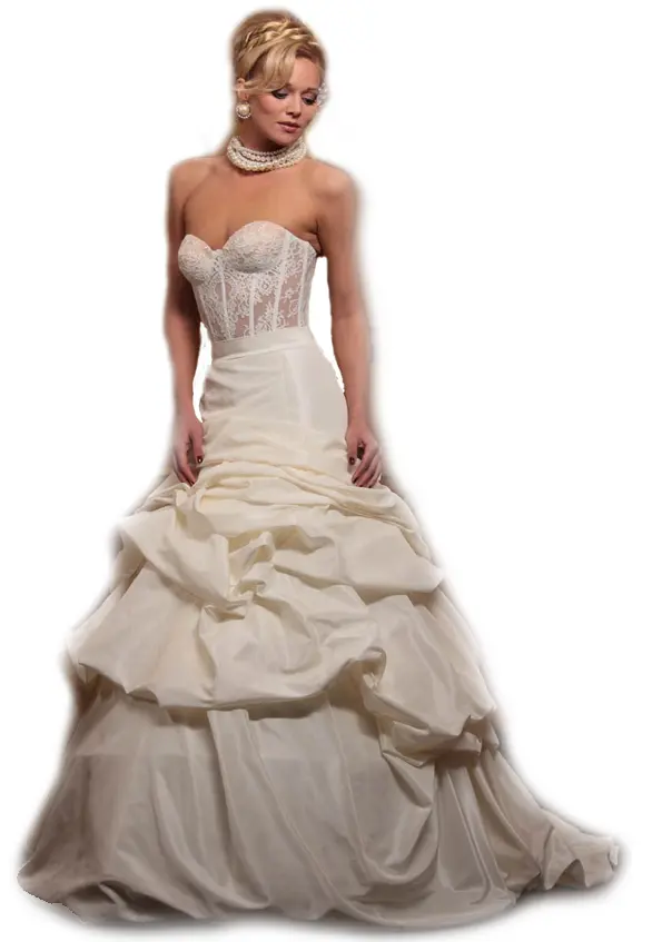 Elegant White Wedding Dress