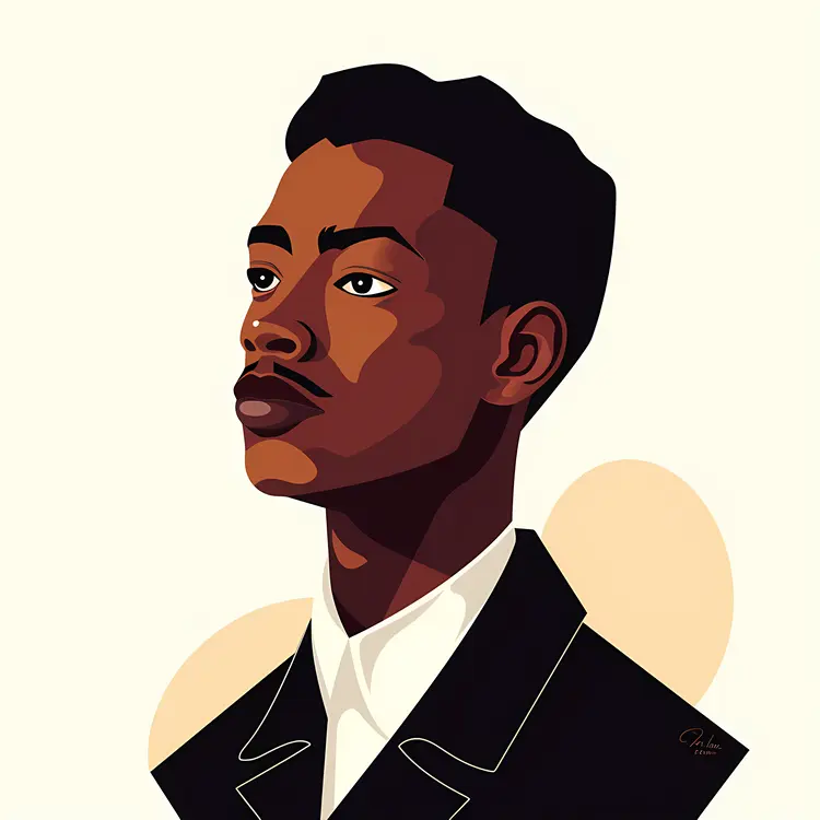 Man in Suit Illustration