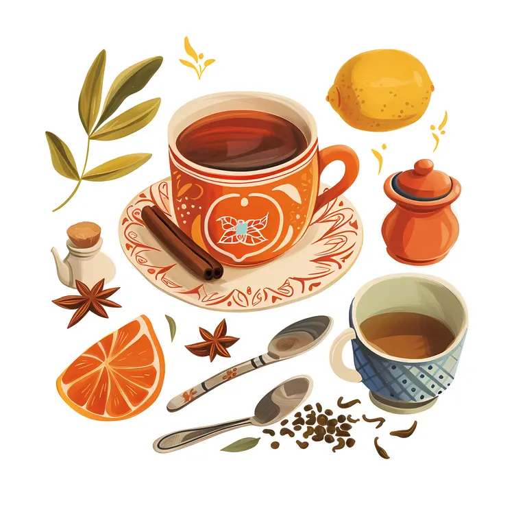 Tea with Citrus and Spices