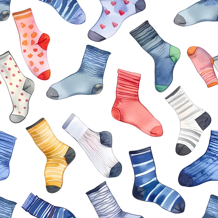 Assorted Patterned Socks